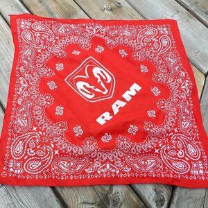 Dodge Ram Trucks Bandana Biker Handkerchief 20x20"